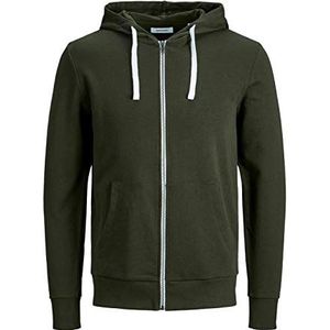 JACK & JONES Heren JJEHOLMEN Sweat Zip Hood, Rosin/Fit: regular fit, M