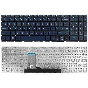 Vervangend toetsenbord voor HP voor Victus 7/8/9 TPN-Q263 Q264 Q278 16-D 16-E 16T-D 15-FA(Blue NO backlit)