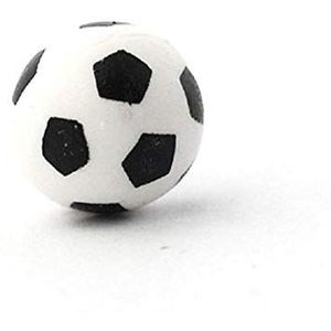 Melody Jane Poppenhuis Voetbal Miniatuur Speelgoedwinkel Tuin Spel Zwart-Wit Bal