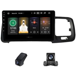 Android 13 Autoradio geldt voor Volvo S60 Y20 2010-2018 9 inch Touchscreen Autoradio met Wireless Carplay Android Auto Navi GPS Bluetooth FM/RDS Radio WiFi+Telecamera Achterkant(B,NF-2)