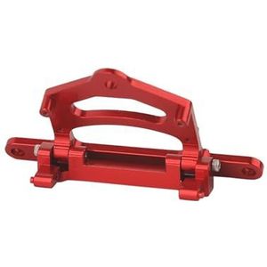 MANGRY 1 Pc Achterbumper Mount for Rc Axiale 1/24 SCX24 Fit for Jeep for Ford Bronco AXI00006 Crawlers Auto upgrade Onderdelen Accessoires (Color : Red)