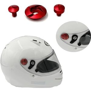 Voor Arai SK6 SK-6 SK6 Motorhelm met Vizier Knop Vervanging Block Schroef Accessoires Vizier Fixer Retainer Cover