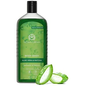 The Man Company Aloe Vera & Matcha Body Wash, Shower Gel for Glowing & Smooth Skin, Enriched with Green Tea & Moringa Leaf Extract, Toxin Free, 200 Ml