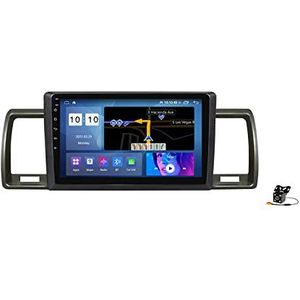 Autoradio Android 14 Dubbel-Din Radio voor T-oyota Hiace 2004-2019 GPS Navigatie 9"" Touchscreen MP5 Multimedia Speler Video-ontvanger met 4G/5G WiFi DSP Carplay,M300s