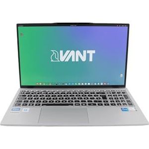 VANT Agile v2024 Notebook 39,6 cm (15,6 inch), FHD sRGB99% (Intel Core i7-1360P, 16GB DDR5, 2TB SSD NVMe PCIe 4.0, Intel Iris Xe, Ubuntu Linux) zilver - Spaans QWERTY-toetsenbord