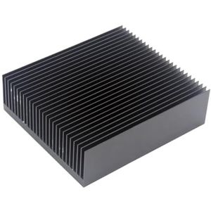 FULIMEI Aluminium Heatsink 90x80x27mm Zwarte Radiator Koellichaam Koeler for LED Chip Elektronische Warmteafvoer koeling