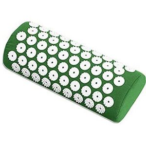 Rugmassager Met Warmte Massage Kussen Acupressuur Yoga Mat Shiatsu Therapie Whole Body Muscle Relaxing Neck Back Pain Relief With Massage Pillow Set Shiatsu Massagekussen (Size : Green Pillow Only)