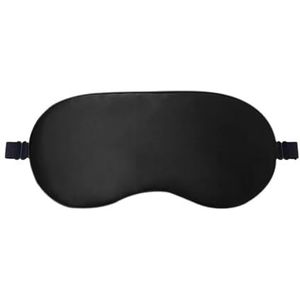 Slaapmasker zijden oog droom nacht masker cover zachte ontspannen ogen bandage slapen blinddoek voor vrouwen mannen nacht dutje ontspannen dutje (zwart)