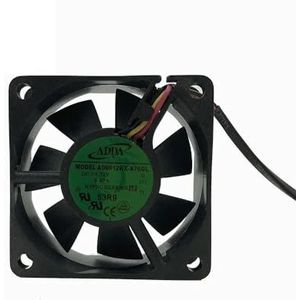 Voor ADDA 6cm 6025 AD0612HX-A76GL76 12V 0.23a voeding chassisventilator