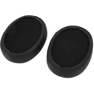 1 Paar Headset-Oorkussens, Universele Oorkussens Vervangende Professionele Eiwitleren Oorkussens, voor WH XB900N WH CH710N WH CH720N WH RF400 MDR RF895RK Hoofdtelefoon (BLACK)