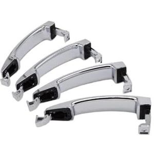 ZHUYRT Buiten Buitendeurgreep/Fit voor Chevrolet Epica 2006-2015 Auto Buitendeurgreep (zwart, rechts achter)