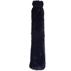 Warmwaterkruik, lange warmwaterflessen, zakken, afneembare hoes, rubberen warmwaterkruik, taille, handwarmer, tas voor meisjesverwarming, pijnverlichting, handtas, warmwaterzak (marineblauw, 1 set)