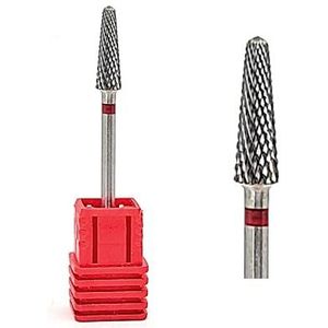 Natury Nails Frees van wolfraamcarbide voor nagelfrezen, manicure, pedicure, nagellak, acrylnagels en gelnagels (fijne korreling)