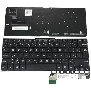 Tsjechisch verlicht toetsenbord voor ASUS voor ZenBook UX430 UX430UQ UX430UA UX430UAR Achtergrondverlichting 0KNB0-2627BE00 2627cs00