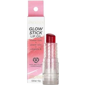Pacifica Glow Stick Lip Oil - Rosy Glow for Women 0.14 oz Lip Oil