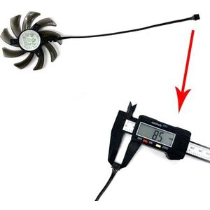 87MM 4PIN GA91S2U Koelventilator RTX2080 2080TI 2070 2060 GPU-VENTILATOR voor Palit PNY RTX2080TI RTX2060/2070/2080 DUAL videokaartventilator(Brown)