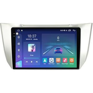 Android 14 Autoradio Stereo voor L-exus RX300 RX330 RX350 RX400H (2003-2009) 9 Inch Touchcreen met Draadloze Carplay Android Auto 2 Din GPS Navigatie FM RDS Bluetooth 5G-WiFi SWC DSP,M700s