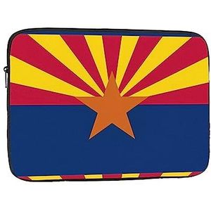 Arizona Vlag Shockproof Draagbare Laptop Sleeve Voor Mannen En Vrouwen Zakelijke Reizen Kantoor Dagelijks Gebruik12 Inch