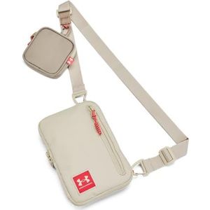 Under Armour Uniseks Loudon Crossbody Small tas, (273) Silt / Timberwolf Taupe / Silt, Eén Maat