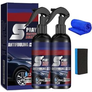 3 in 1 Ceramic Car Coating Spray, Multi-Functional Coating Agent Spray, High Protection Coating Renewal Agent. (2PCS)