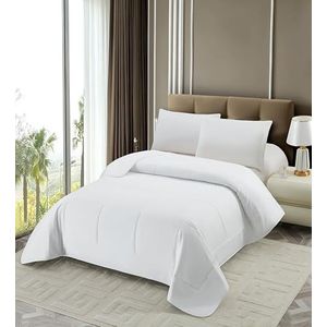 NORA HOME - Dekbed - Wit - Zomerdekbed 280 x 240 cm - 3D-vezel - Ademend - Mijtdicht