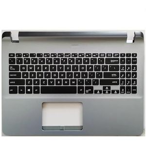 Laptopbehuizing met palmrest en toetsenbordbehuizing voor ASUS Y5000 X507 X507U X507UB X507UA A507M X570(Beige)