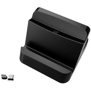 Laadstation voor PlayStation 5-console-afstandsbediening, laadstation voor PS5-game-controller met accessoires voor type C-kabel, snel opladen voor PS5-console, afstandsbediening (zwart)