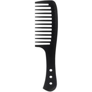 Haarkam Zwart Gesneden Kam Kapperszaak Kapsalon Appelkam Brede Tand Push Edge Heren Haar Gereedschap Kapper Accessoires (Maat: 1)