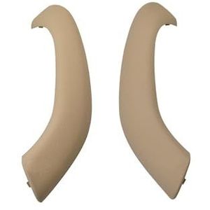 Auto interieurdeurgrepen 2 Stuks Voor BMW X1 X2 F48 F49 F39 2016-2020 Binnendeurgreep Buitenbekleding Vervanging 51417417514(Beige Left Right)