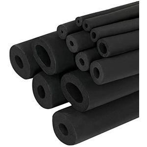 Pijpisolatieschuim, Schuimslang for fitnessapparatuur, koperen buis, airconditioning, warmte zwart(76mm/3in)