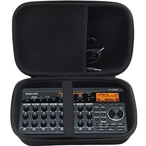 WAIYUCN Harde EVA draagtas voor Tascam DP-008EX 8-Track Digitale Multi-Track Audio Recorder Case.