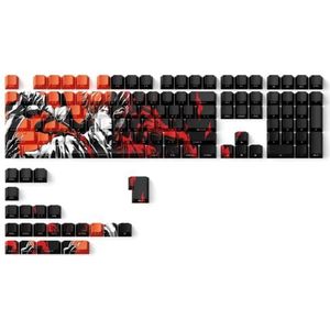QPSJXN KeyCaps Design Anime voor toetsenbord Japanse lay-out PBT-SUBBLITATIE Dik profiel 134K knop (Kurosaki Ichigo)