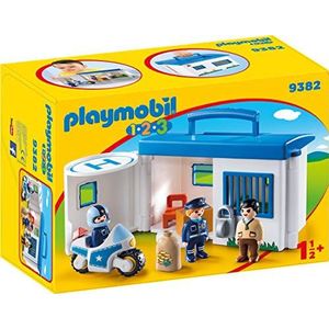 Playmobil 9382 1 2 3 Mijn Politiebureau, Meerkleurig, Een maat