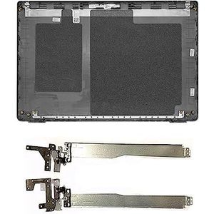 WANGHUIH Lcd-achterkant deksel deksel bezel scharnieren compatibel met Dell Latitude 3510 E3510 L3510 P101F P101F001 P101F002 (A+H)
