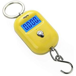 25Kg x 5g Digitale Opknoping Weegschaal Mini Elektronische Bagage Haak Schaal LCD Backlight Keuken Steelyard