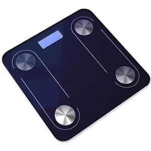 Digitale Lichaamsvetweegschaal Bluetooth-badkamerweegschalen Vloer Elektronische Slimme Bmi Bluetooth-weegschaal Menselijke Gewichtsbalans Gemakkelijk Te Gebruiken(Blue)