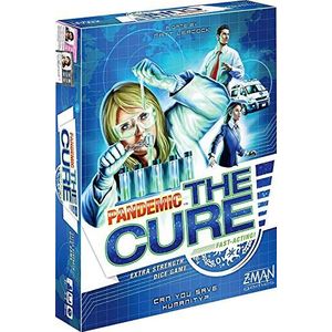 Z-Man Games, Pandemic The Cure, Board Game, Ages 8+, For 2 to 5 Players, 30 Minutes Playing Time