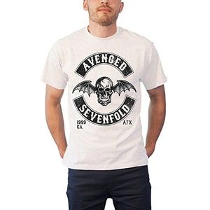 Avenged Sevenfold T Shirt Moto Seal band logo nieuw Officieel Mannen Wit L