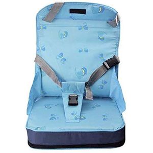 Toddler Booster Seats Travel Baby Dining Chair Booster Seat Portable Foldable Backpack High Chair Cushions Kids Feeding Safety Seat Comfortable (Color : Blue)