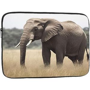 Laptophoes olifant slanke laptophoes duurzame aktetas schokbestendig beschermend notebookhoesje 15 inch