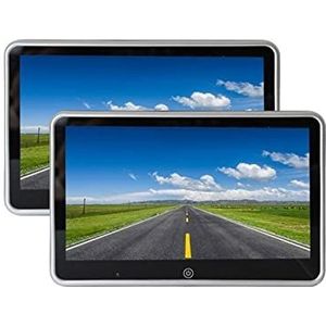 Auto Hoofdsteun Speler, 11.6 Inch Auto TV Hoofdsteun Monitor 1080 P HD LCD Touch Screen Achterbank Display Video Spelers BT/FM/USB/TF/Link(8 inch 2 Monitor)