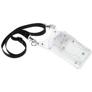 6 Ruimtes Professionele Kapper Snijden Schaar Tas Schaar Taille Pouch Case, Transparant, 23 x 12 x 10cm, als beschrijving