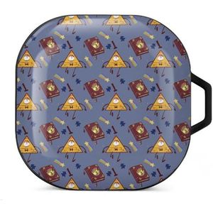 Grappige boeken regenboog oordopjes hoesje compatibel met Samsung hard shell beschermhoes zwart-stijl