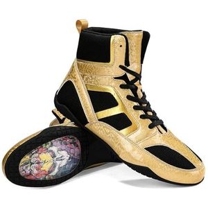 Professionele worstelschoenen voor heren - Lichtgewicht ademende trainingsschoen Comfortabele schoenen voor taekwondo, boksen, gewichtheffen