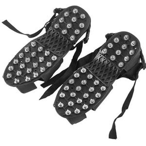 XUCZHAI 1 Paar 32 Studs Anti-Skid Verstelbare Ijs Gripper Spike Winter Vissen Sneeuw Spikes Antislip Schoenen Covers Crampon Ijsvissen Schoenen