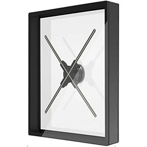 3D-hologramwaaier, 3D Hologram Fan Display LED Licht Kralen Blote Oog Holografische Fan Holografische Imaging Speler voor zakelijke winkels, winkels, vakanties(56cm set Black)