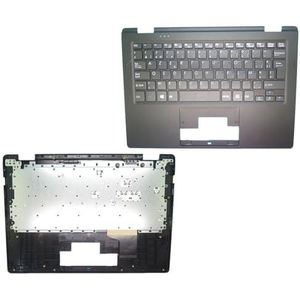 E2218T E2218 T PalmRest & toetsenbord voor MEDION voor AKOYA MD60200 Zwarte C-behuizing met Belgisch BE/Hongarije HU/Engelse gebruikersinterface/VK-toetsenbord(Belgium BE)