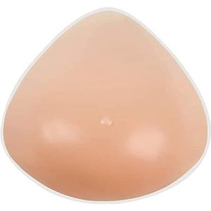 HomeJoySet Zelfklevende Driehoekige Siliconen Borstprothese, 600 G/stuk, Huidskleur, Concaaf Bh-versterkend Materiaal For Patiënten Met Een Mastectomie En Borstkanker, Één Stuk(Nude_500g/Piece)