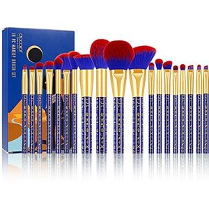 Bswefty 19 stuks make-up borstels set foundation poeder oogschaduw eyeliner wimper make-up borstel cosmetische schoonheid make-up borstel gereedschap