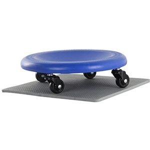 Buikspierroller Fitness roller buiktrainer Abs Universele wielroller met kniemat Abs Coaster Abdominal Trainer Ab Wheel (Size : Red)